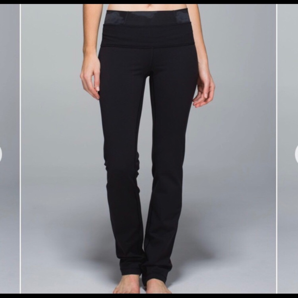 Lululemon Straight Up Pant double waistband